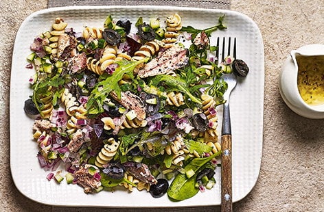 Image of "Sardine pasta salad"