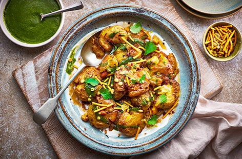Image of "Masala spiced roast potatoes"