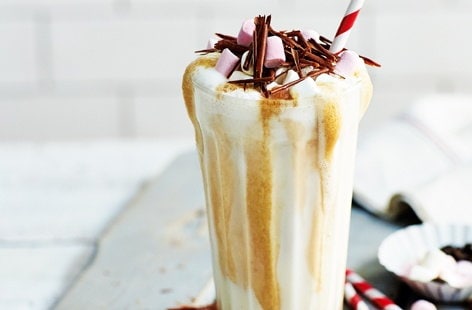 Image of "Coffee and coconut milkshake"