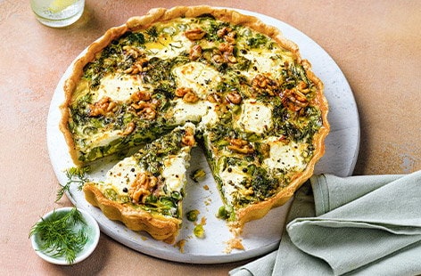 Image of "Full-of-greens quiche"