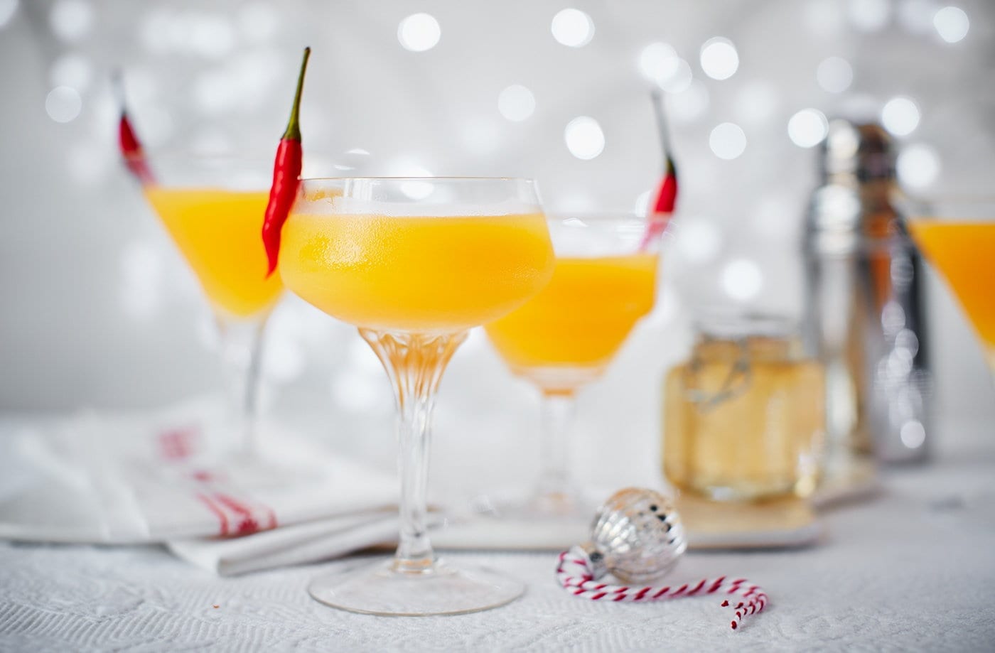 Chilli and mango margarita