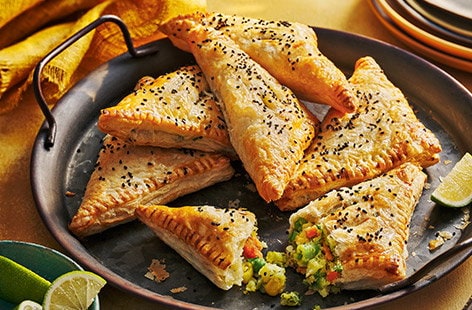 Image of "Vegetable samosa puffs"