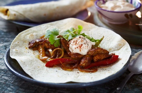 Image of "Paprika pork fajitas"