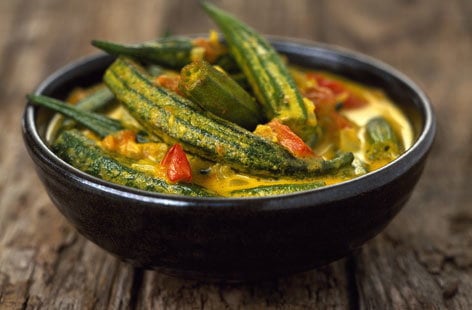 Okra curry