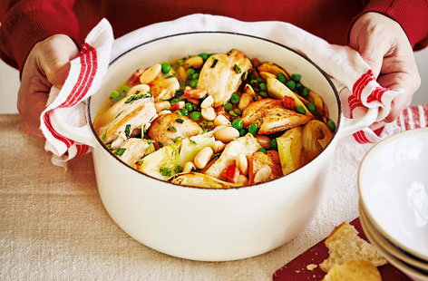 Image of "Chicken, pancetta and fennel stew"