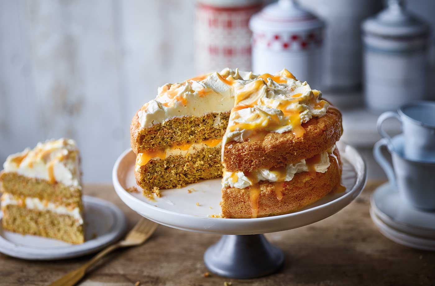 Low sugar St Clement’s cake