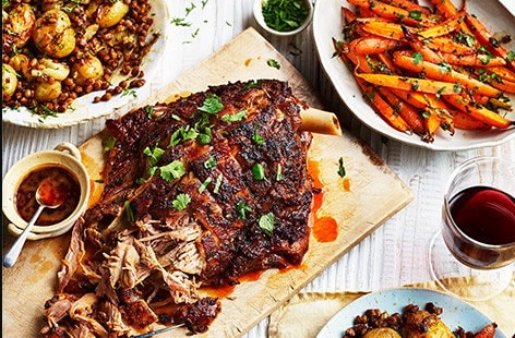 Image of "Spiced slow-roasted lamb shoulder"