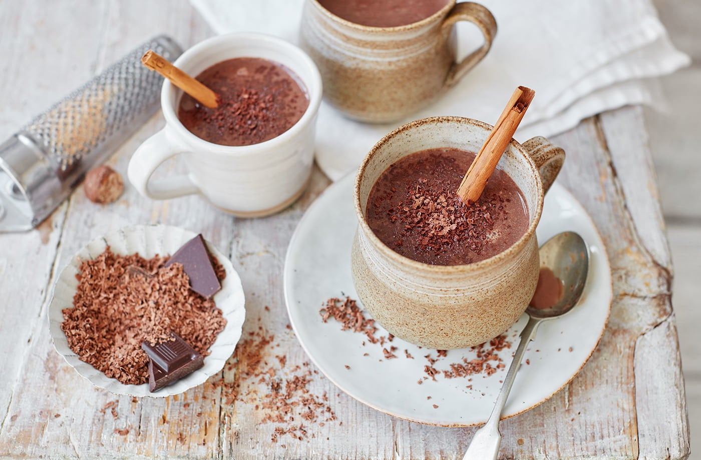Salted caramel hot chocolate
