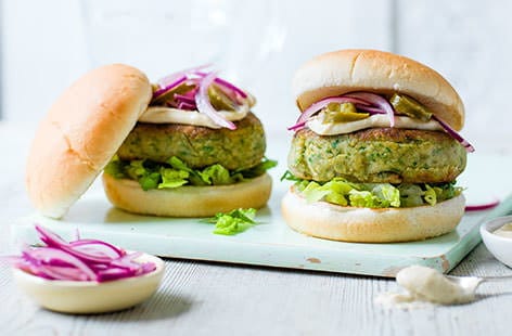 Image of "Falafel burger "