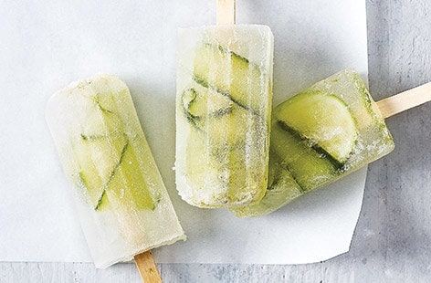 Image of "Gin and tonic ice lollies"