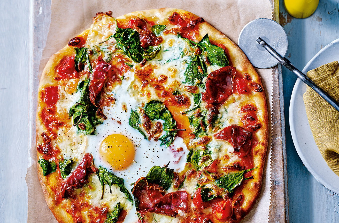 Florentine pizza