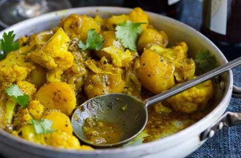 Image of "Aloo gobi with coriander"