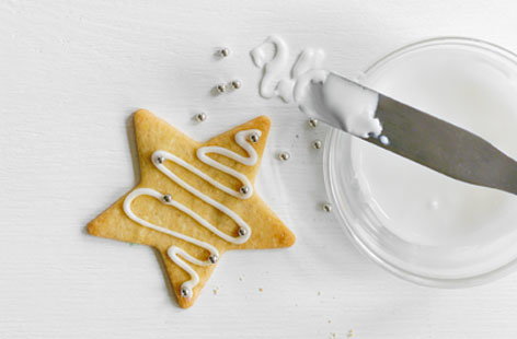 Christmas star biscuits