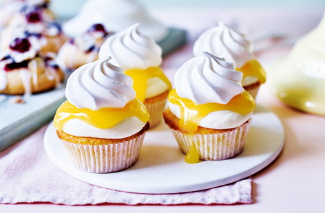 Image of "Mini lemon meringue cupcakes"