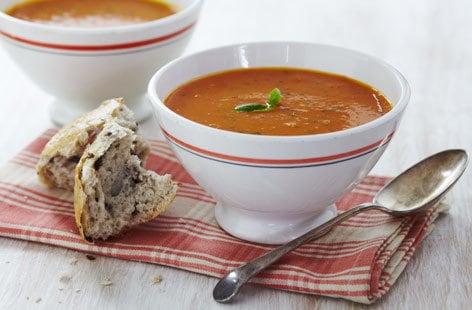 Tomato and basil soup