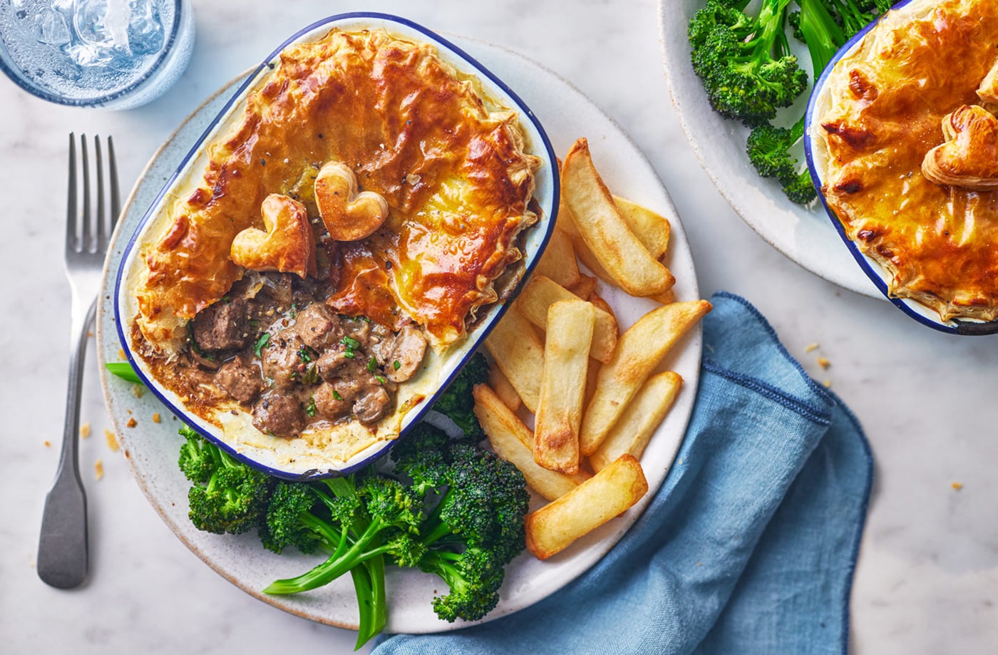 Steak Diane pie 
