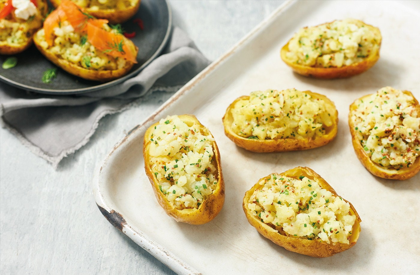 Loaded potato skins