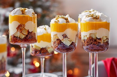 Image of "Tropical fruit trifles"