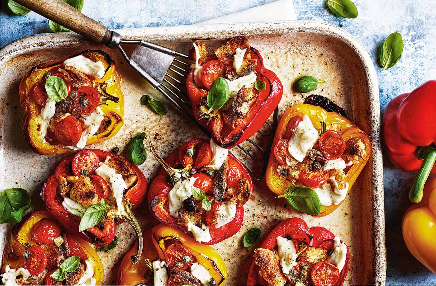 Italian-style stuffed peppers