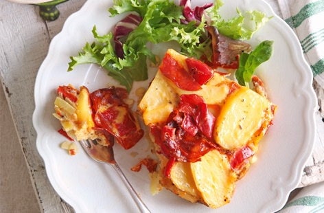 Image of "Chorizo, potato and pepper tortilla"