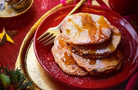 'Mince pie' pancakes