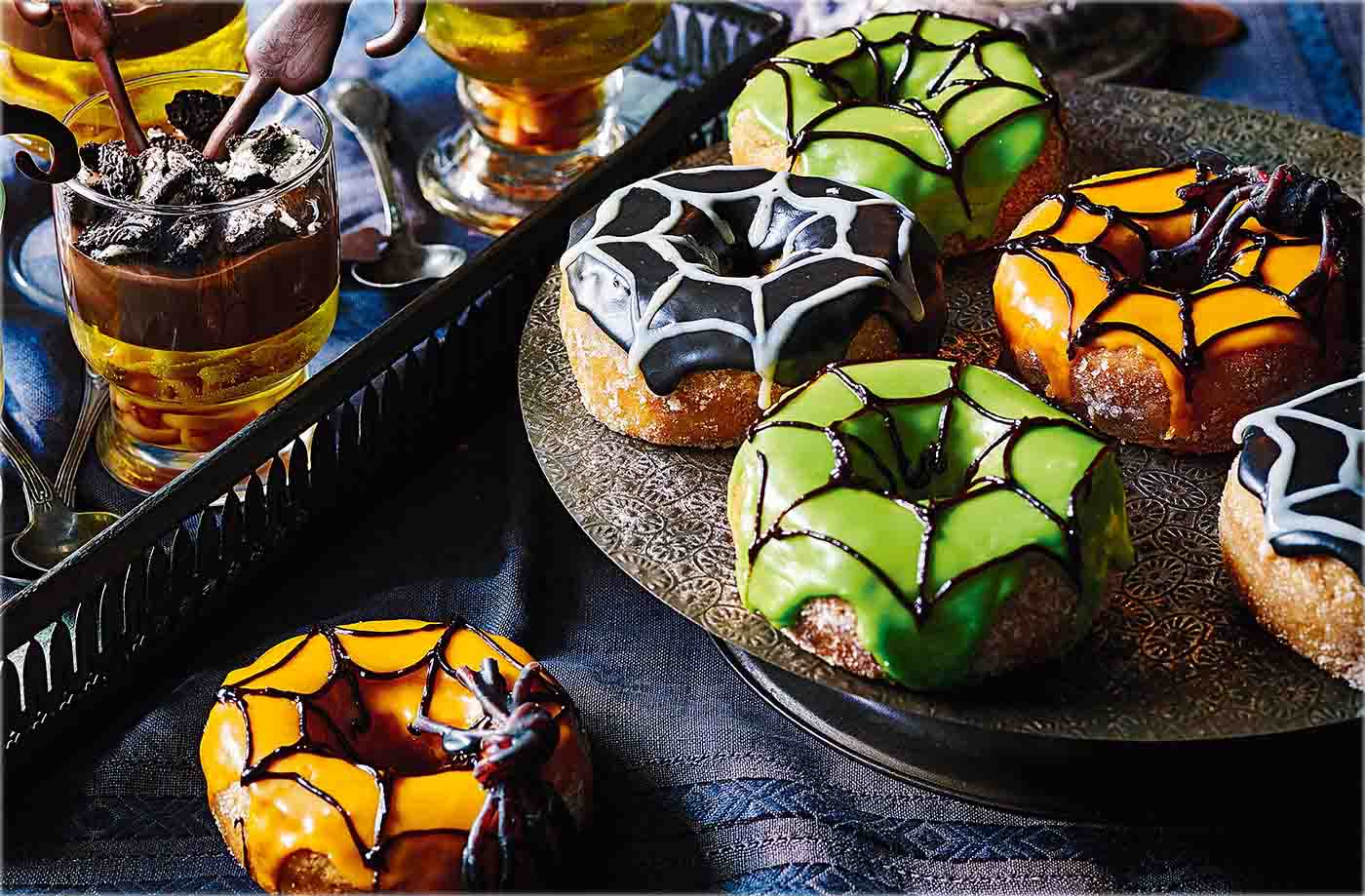 Spiderweb doughnuts