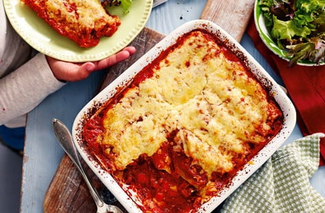 Image of "Veggie cannelloni bake"