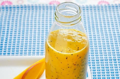 Image of "Mango, passion fruit and orange smoothie"