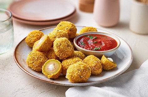 Image of "Crispy air-fryer stuffed olives"