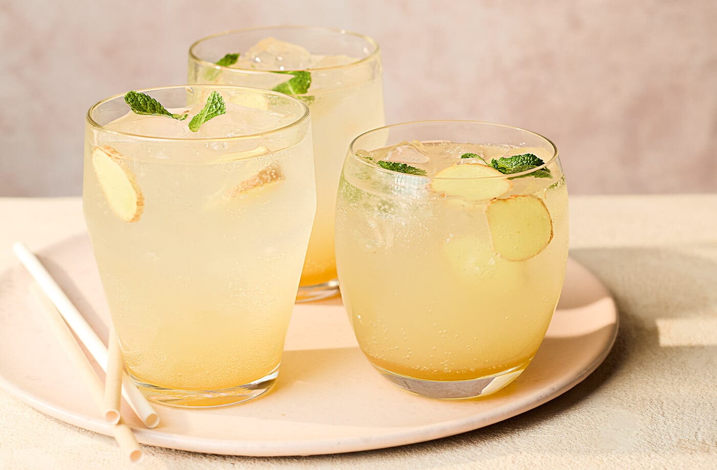 Homemade ginger beer