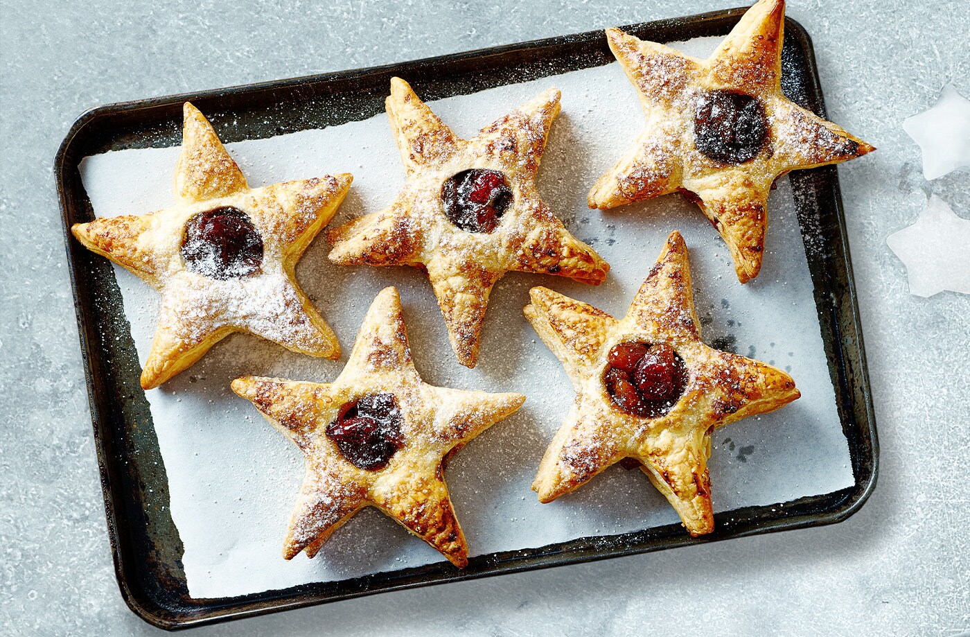 Mince pie stars