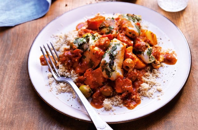 Spiced fish tagine