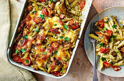 Image of "Pesto salmon pasta bake"