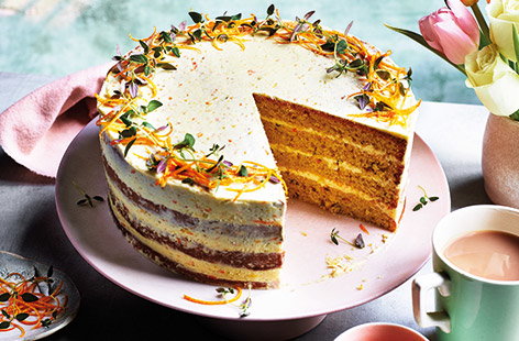 Image of "Orange, olive oil and thyme cake"