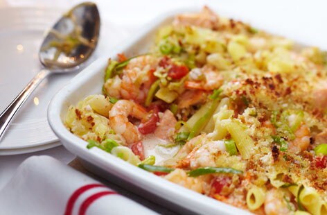Image of "Gluten-free seafood pasta bake"