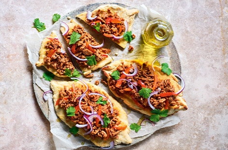 Image of "Easy Turkish-style pide"