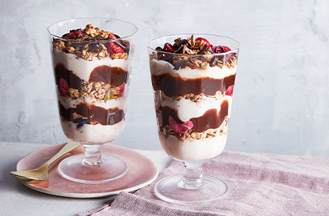 Image of "Chocolate and hazelnut parfait"