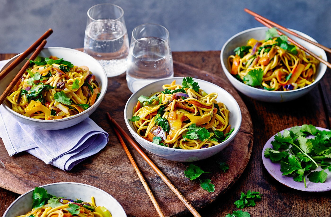 Japanese-style vegetable stir-fry