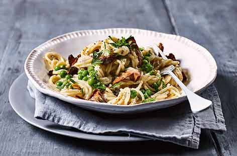 Image of "Vegan mushroom carbonara"