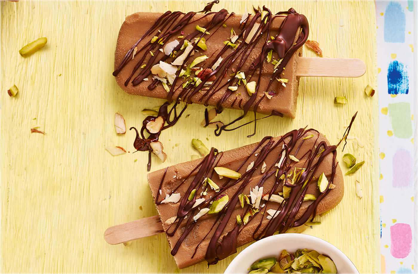 Caffe latte ices