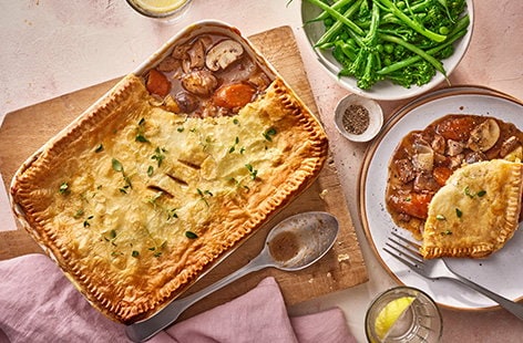 Image of "Coq au vin pie"