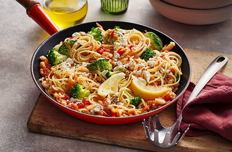 Image of "Spicy prawn pasta"