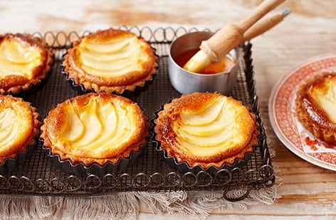 Image of "Pear and frangipane tarts"