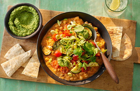 Image of "Summery chickpea stew"