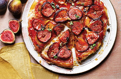 Image of "Lunchtime fig tarte Tatin"