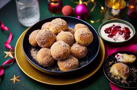 Image of "Air-fryer sugar ‘n’ spice doughnuts"