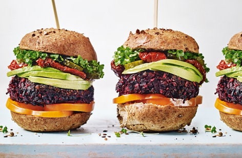 Image of "Beetroot burgers"