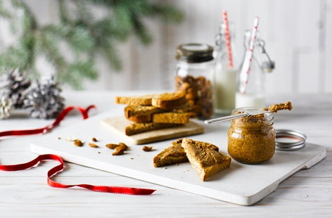 Image of "Almond and peanut butter spread"