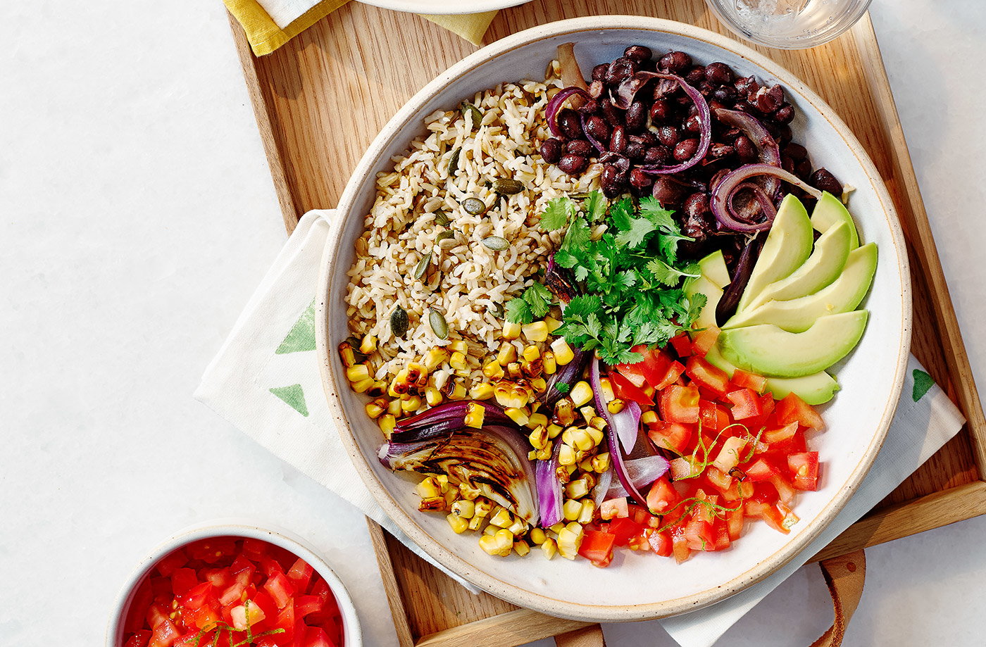 Mexican-inspired rice bowl