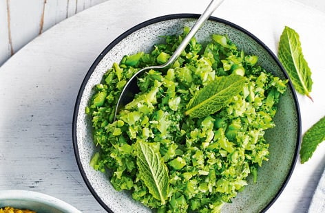 Image of "Broccoli, pea and mint dip"